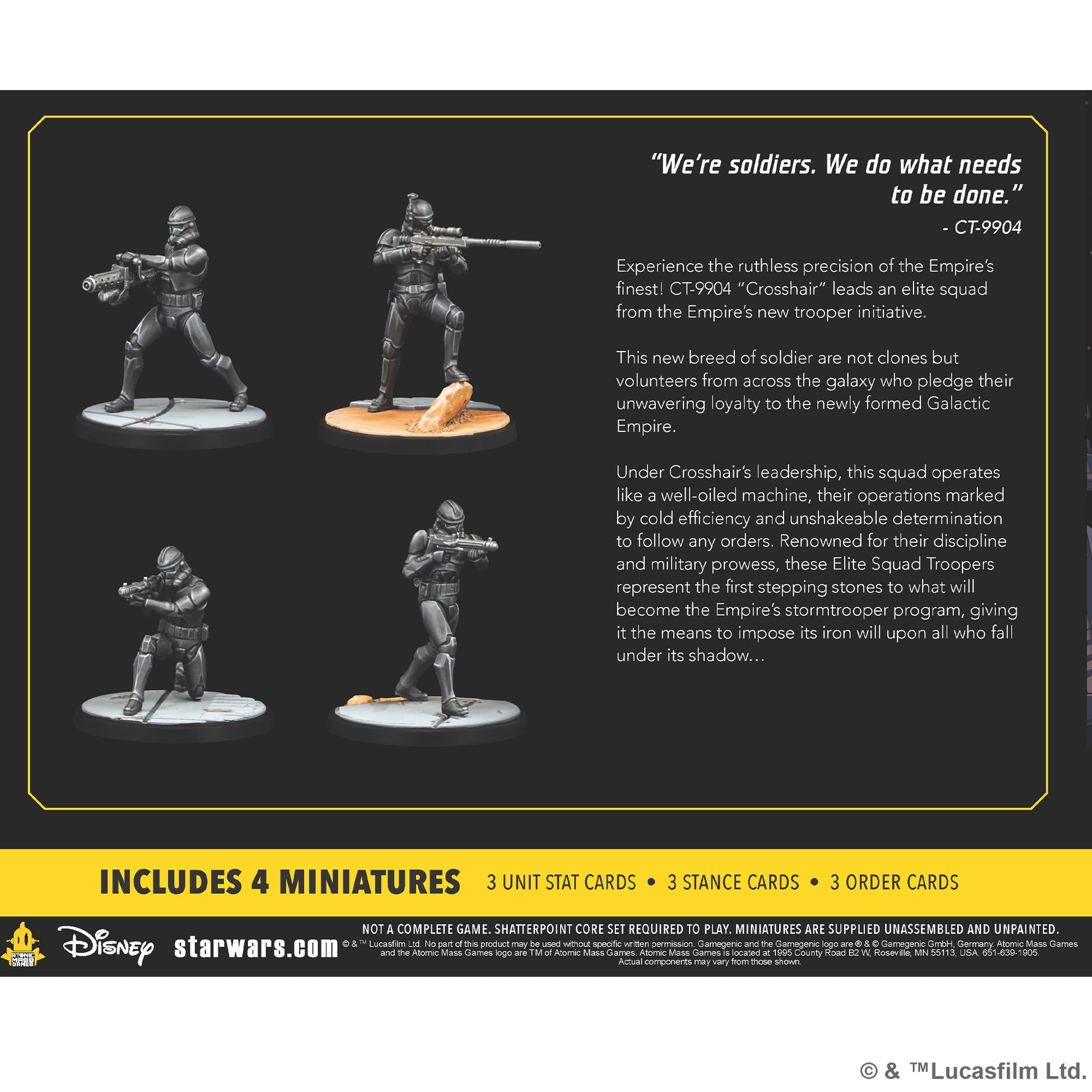 Star Wars : Shatterpoint - Good Soldiers Follow Orders Squad Pack